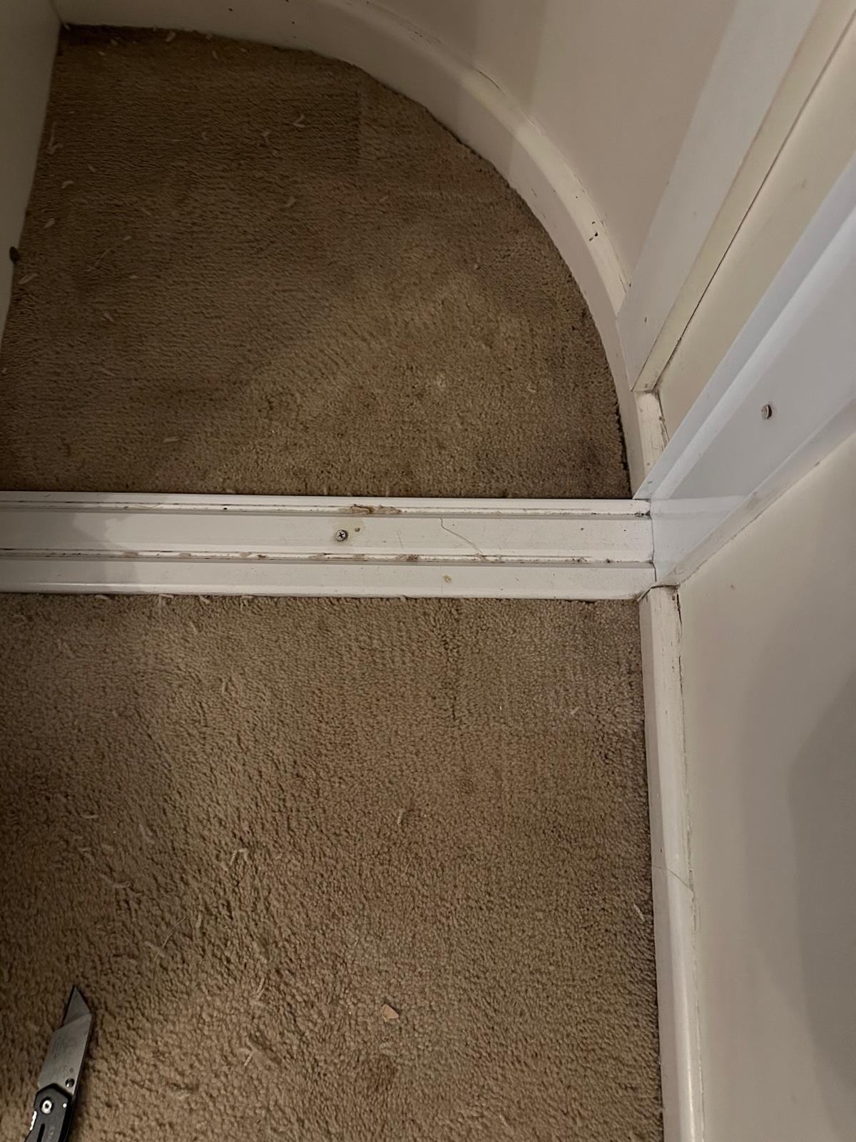 After Doorway & Corner Carpet Patch Restoration