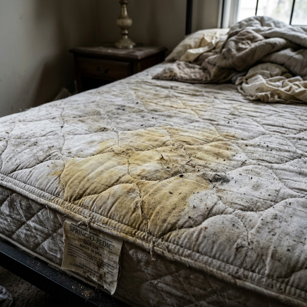 Before Deep Mattress Dust Mite Sanitising